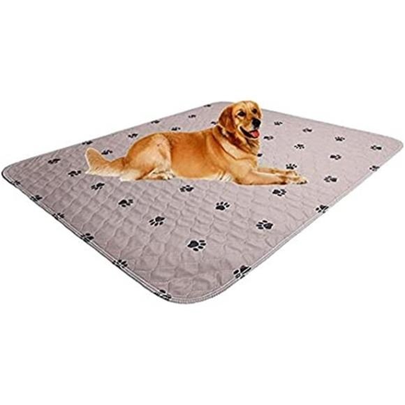 Washable Dog Pee Pads with Puppy Grooming Gloves, Large Dog Pee Pad - Picture 1 of 10